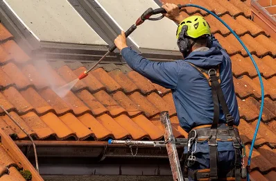 Démoussage et hydrofuge de toiture à Gussainville